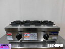 【中古】厨房 マルゼン 業務用 卓上 2口 ガステーブル コンロ RGC-064D NEWパワークック LPガス プロパンガス 圧電式 取説付 2023年製