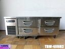 【中古】厨房 フクシマ 福島工業 業務用 ドロワー 冷蔵庫 TBW-40RM3 100V 149L 2段2列 ホテルパン4個 台下 コールドテーブル W1200...