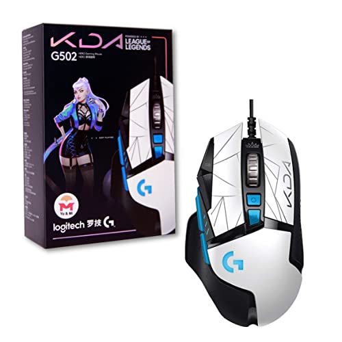 Logitech g502 LoL KDA RGB 有線 多ボタン マウス 高速 ゲーミングマウス HERO 25K センサー 軽量 LIGHTSPEED 高耐久 高感度 プログラム可能 ボタン 11個 kobuta保証書付 海外正規品 2年間無償保証 ホ