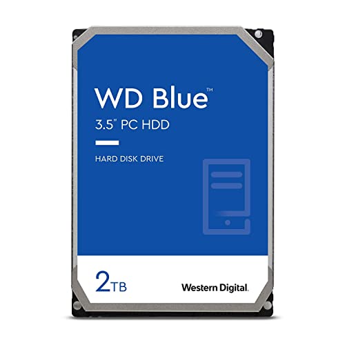 【限定】Western Digital ウエスタンデジタル WD Blue 内蔵 HDD ハードディスク 2TB CMR 3.5インチ SATA 5400rpm キャッシュ 64MB PC メーカー保証2年 WD20EARZ-AJP エコパッケージ 【国内