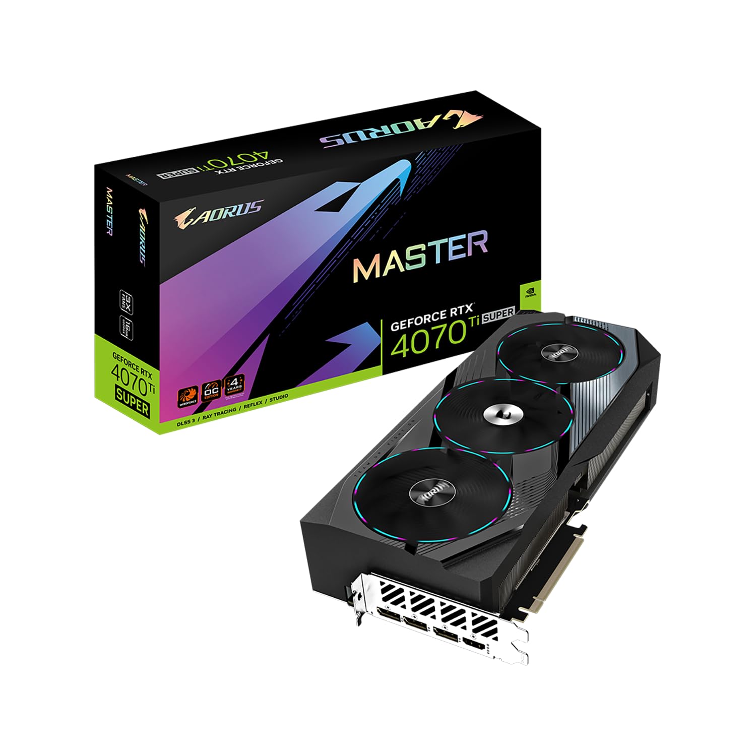 GIGABYTE NVIDIA RTX4070Ti SUPER 搭載 グラフィックボード GDDR6X 16GB【国内正規代理店品】 GV-N407TSAORUS M-16GD