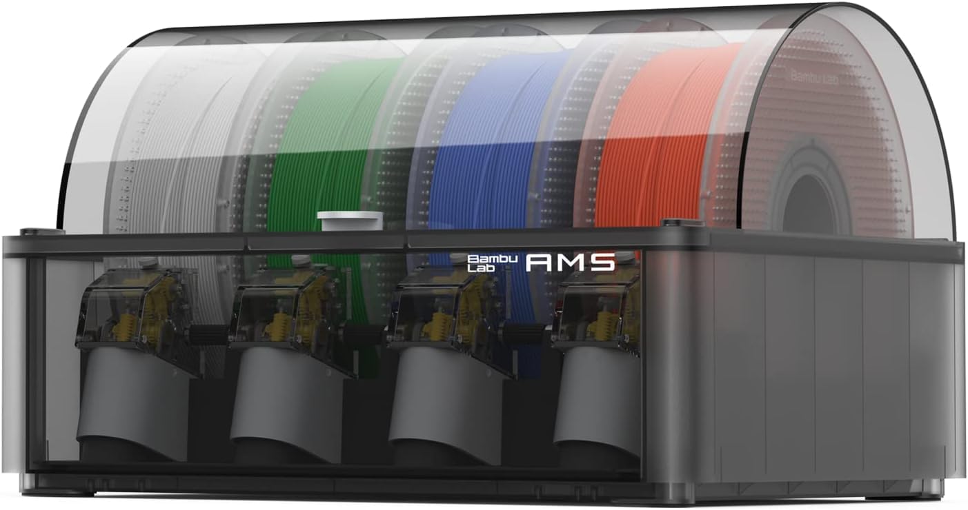 Bambu Lab AMS - 自動素材管理システム プリンタに付き4台接続可能 フィラメント自動ロード 色々便利なフィラメント管理機能