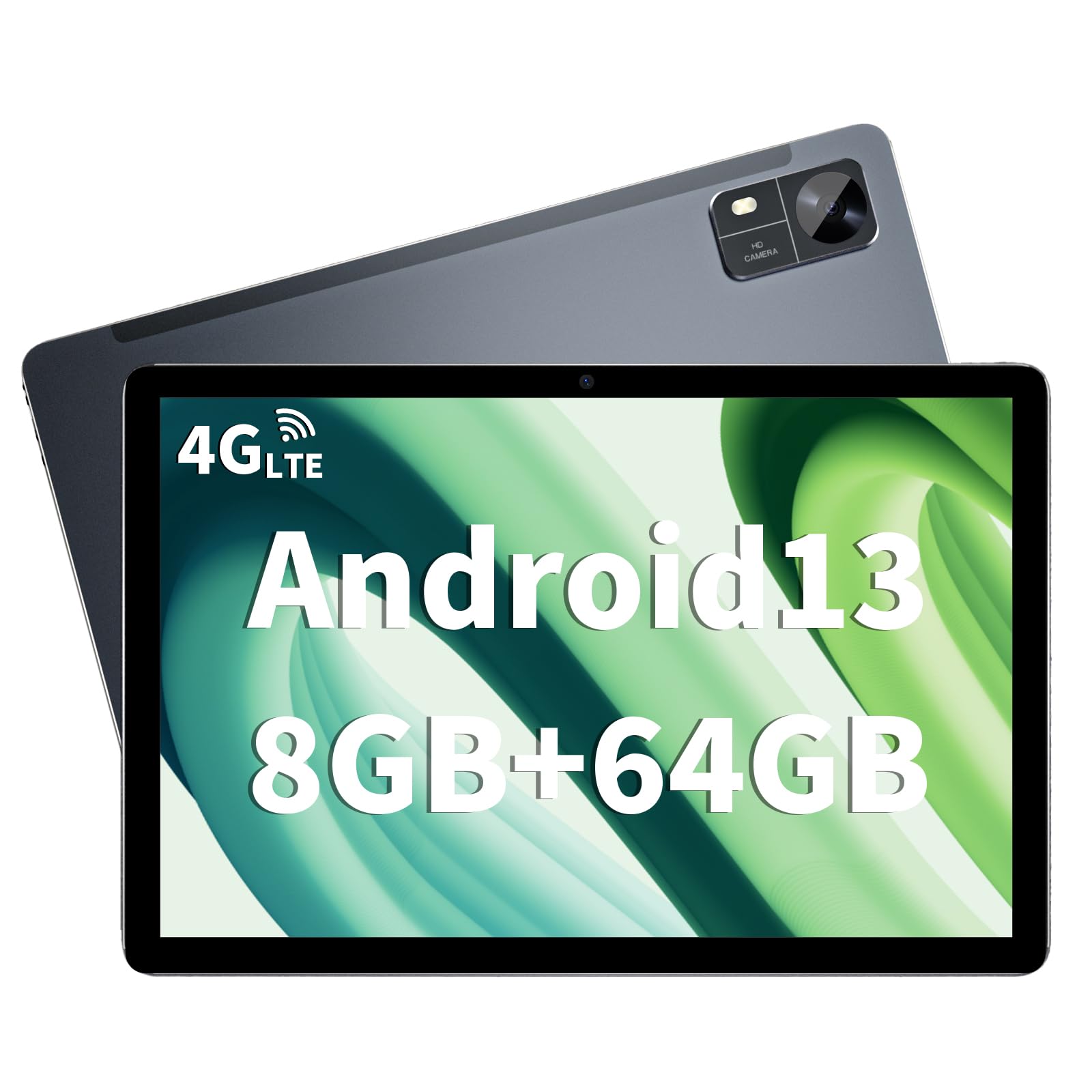 [初登場 Android 13 タブレット10インチ] タブレットC1型 8コアCPU T606+8GB(4+4)+64GB 1280*800 IPS画面 6000mAh大容量バッテリ、アンドロイド タブレット simフリー 4G LTE+5G WiFi+