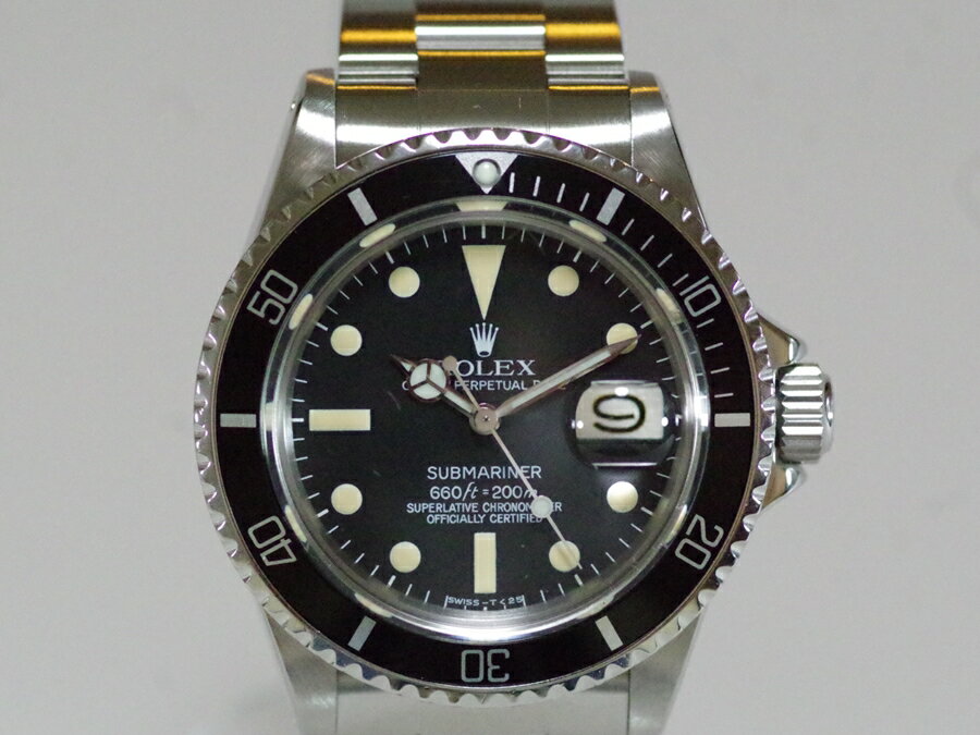 ROLEX 　ロレックス　サブマリーナ　デイト　1680　赤サブより稀少な29番台　フチなし　アンティーク　USED-A　【中古】代引不可