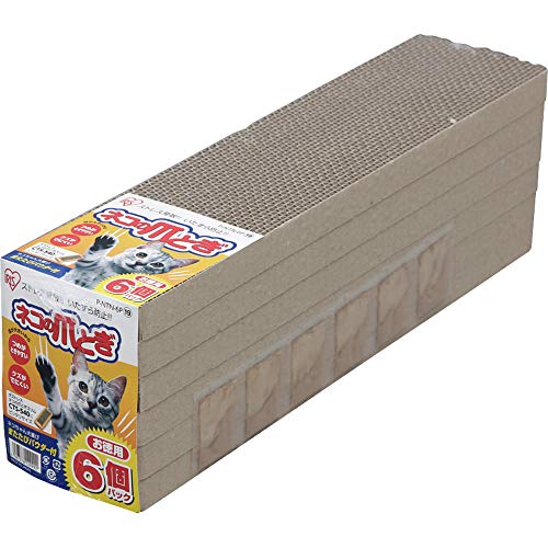 アイリスオーヤマ(IRIS OHYAMA) ネコの爪とぎ 6個パック