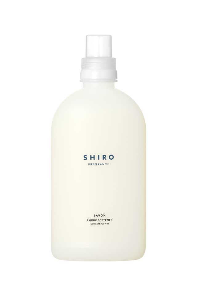 SHIRO サボン ファブリックソフナー 500mL 柔軟剤ブランド: SHIROメーカー: 株式会社シロJAN: 4582586758071 ◆◆◆ご利用案内◆◆◆ ≪発送について≫ 〇ご入金確認後、通常当日～2日（店舗休業日を除く）で発送させていただきます。 　ただし、天候・天災の影響やブラックフライデー、クリスマス、年末年始などの繁忙期の場合、発送まで1週間～10日程度お時間がかかる場合がございます。 ※一部商品で一部地域への発送に送料がかかる場合がございます。
