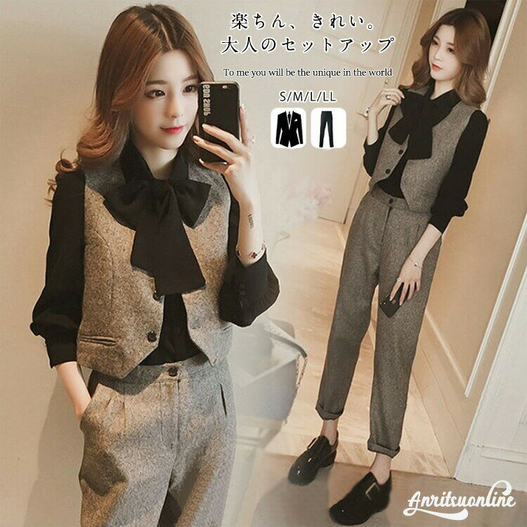 ITEMSPEC表記サイズS/M/L/XL/XXL商品内容3点セット:シャツ+パンツ+ベストカラー図の通り素材コットン、ポリエステル、その他キーワード◆商品写真はできる限り実物の色に近づけるよう加工しておりますが、お客様のお使いのモニター設定、お部屋の照明等により実際の商品と色味が異なる場合がございます。◆サイズ詳細等の測り方はスタッフ間で統一、徹底はしておりますが、若干の誤差がある場合がございます。◆プリント生地の商品については、生地の裁断・縫製方法により写真と同様の柄が出ない場合がございます。◆生地の特性上、やや匂いが強く感じられるものもございます。数日のご使用や陰干しなどで気になる匂いはほとんど感じられなくなります。 北海道・沖縄県及び離島地域については別途送料がかかります。ご了承くださいませ。3点セット パンツ スーツ レディース レディースファッション 通販 カーキ グレー S M L XL XXL