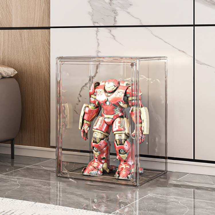 人形ケース 2個セット 透明 かわいい クリアケース シューズボックス ぬいぐるみ収納 コレクション 収納 シューズボッ ぬいぐるみ収納ケース 収納ケース [3]