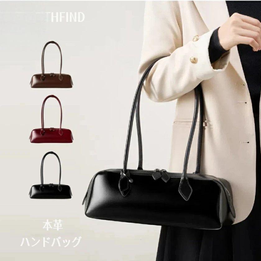 バゲットバッグ レディース 本革 ハンドバッグ ショルダーバッグ 高級本革 2way 軽...