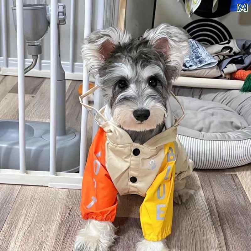 犬用レインコート シュナウザー 専用 犬用品 ドッグウェア レインコート 早い者勝ち S【裏24】1.5〜2kg推 M【裏29】2.5〜3.5k L [バック34] 推奨4〜 XL [バック39] 5.5 XXL【バック44】7〜8.