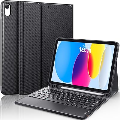 for iPad A16 キーボード 11世代 2025 10世代 JIS基準日本語配 タッチパッド付き 10.9