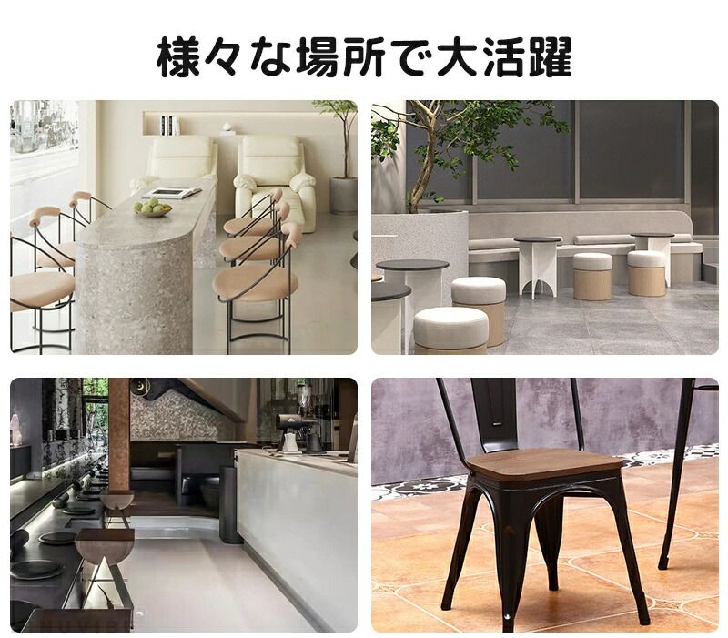 丸型レザーシートクッション 座布団 防水 チェアパッド レザー 座布団クッション 椅子用 丸型 厚さ4mm 低反発 夏用 シートクッション おうち時間 シンプル コンパクト おしゃれ [2]