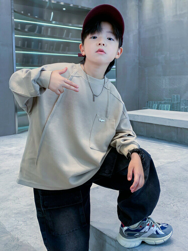 春 秋 冬 トレーナー スウェット ボーイズ トップス ゆったり 可愛い 子供服 子供 ...