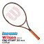 [国内正規品]Wilson(ウィルソン) PROSTAFF 25 V14.0 RKT25 (プロスタッフ 25 V14 RKT25) 235g WR126210S 硬式テニス ジュニアラケット ガット張上済 2023年モデル