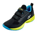 YONEX(ヨネックス) パワークッション ジュニア GC. SHTJR2GC ブラック/ライム(763) ジュニア用 オムニ・クレーコート用 テニスシューズ ...