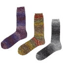 GOHEMP ゴーヘンプ|SPLASH PATTERN CREW SOCKS 076 (ウール クルーソックス)