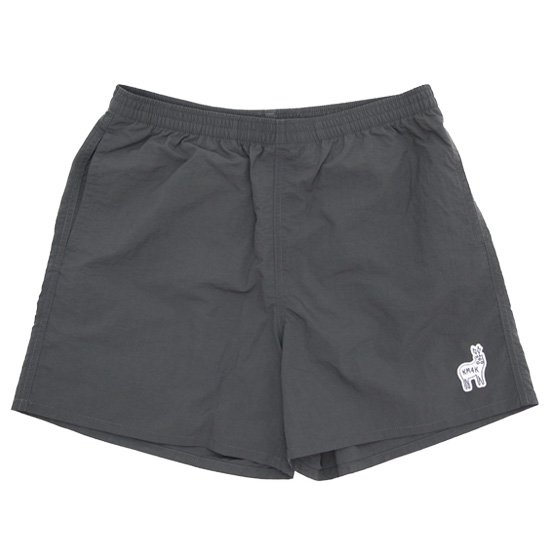 【KM4K カモシカ】WORK SHORT PANTS (グレイ)(ショートパンツ)(ナイロン)