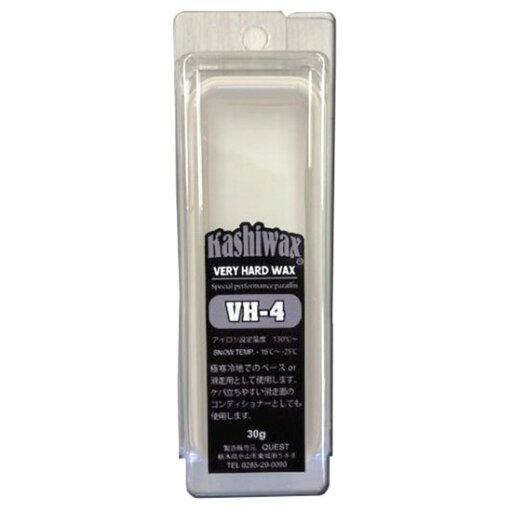 【KASHIWAX カシワックス】VH-4 30g(寒冷地用ベースワックス兼滑走ワックス)(-15℃から-25℃) 【KASHIWAX カシワックス】VH-4 30g(寒冷地用ベースワックス兼滑走ワックス)(-15℃から-25℃)