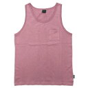 GOHEMP ゴーヘンプ｜10oz JERSEY SLIT PK TANK TOP (ハニーサックルローズ)(やや厚手のポケット タンクトップ)