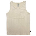 GOHEMP ゴーヘンプ｜HEATHER SLIT PK TANK TOP (オートミール)(コットン多めのポケット タンクトップ)