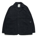 GOHEMP ゴーヘンプ|HEAVY DOBBY EQUIPMENT SUIT JACKET (ピュアブラック)(厚手でしっかりしたジャケット)