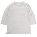 GOHEMP ゴーヘンプ|FOOTBALL TEE (ドルフィングレイ)(フットボール 七分袖Tシャツ)