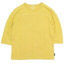 GOHEMP ゴーヘンプ|レディース FOOTBALL TEE (レモンファズ)(フットボール 七分袖 TEE)