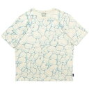 GOHEMP ゴーヘンプ|AQUA WIDE FITS POCKET TEE (ナチュラル)(水面プリントTシャツ)