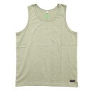 A HOPE HEMP アホープヘンプ|Heavy Weight Tank Top (カーキベージュ)(少し厚手のタンクトップ)