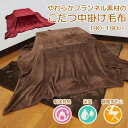 こたつ中掛け毛布 正方形 190×190cm 静電気防止 保湿 吸湿発熱やわらか フランネル こたつをもっと暖かに省エネ こたつ毛布 こたつカバー 中掛け 毛布...