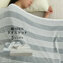 タオルケット シングル 綿100% 140×190cm コットンタオルケット ボーダー 夏掛け 肌掛け 涼感 吸水 洗える パイルケット さわやか ブランケット...