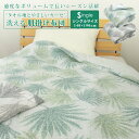 肌掛け布団 シングル シダ柄 肌掛け タオル肌布団 掛け布団 タオル地 ガーゼ地 洗える 掛布団 肌布団 肌掛布団 キルトケット オールシーズンケット タオルケ...