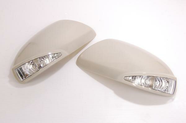 【Revier(レヴィーア)】DE系デミオ LEDウインカードアミラーカバー 純正交換タイプ未塗装