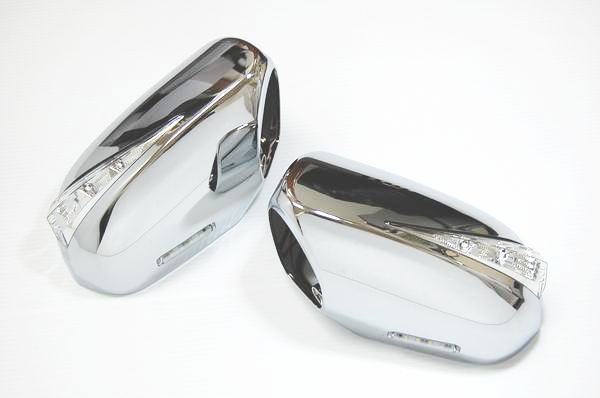 在庫処分！【Revier(レヴィーア)】「メッキ」オデッセイ(RB1/RB2前期) LEDウインカードアミラー ウェルカムランプ付き サイドミラー ドアミラー