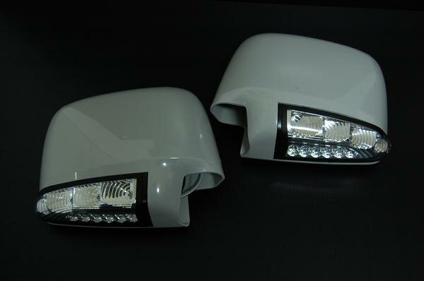 【Revier(レヴィーア)】ステップワゴンRF3〜8 LEDウインカードアミラーウェルカムランプ付未塗装