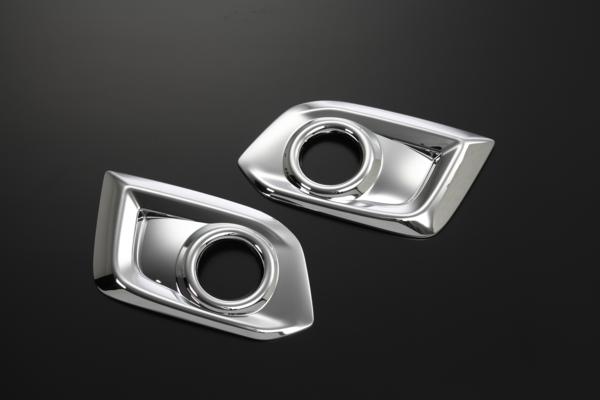 【REIZ(ライツ)】N-WGN カスタム(JH1/2) クロームメッキフォグランプカバー ABS製 2P N ワゴン/N-wgn