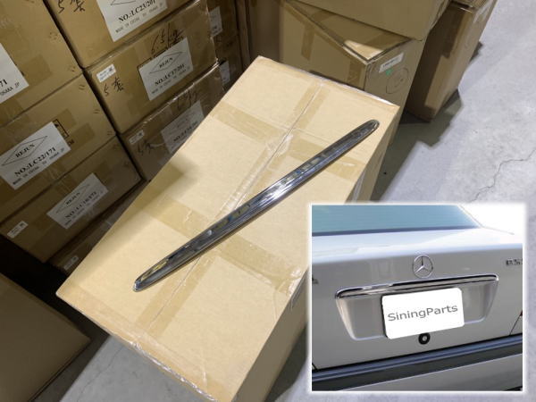 樂天商城 - 在庫処分！ メルセデスベンツ Cクラス W202 セダン メッキトランクリットモール // メッキ リアガーニッシュ トランクモール