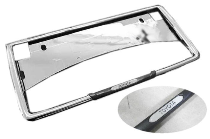 楽天市場】トヨタ純正部品（ナンバープレートフレーム｜外装・エアロ