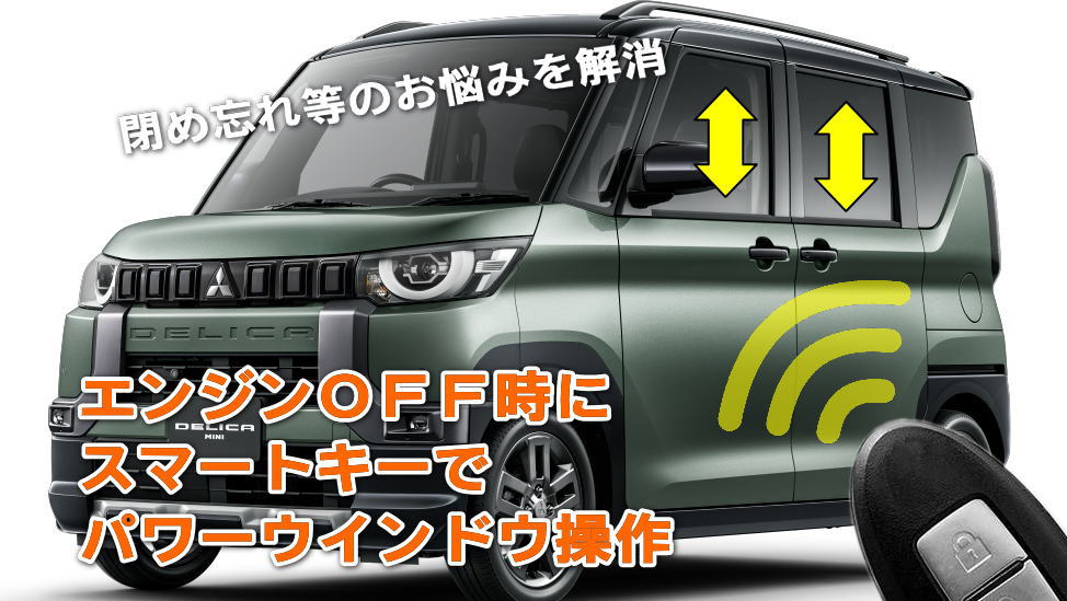 デリカミニ スマートキー ウインドウ操作キット - B34A B35A B37A B38A