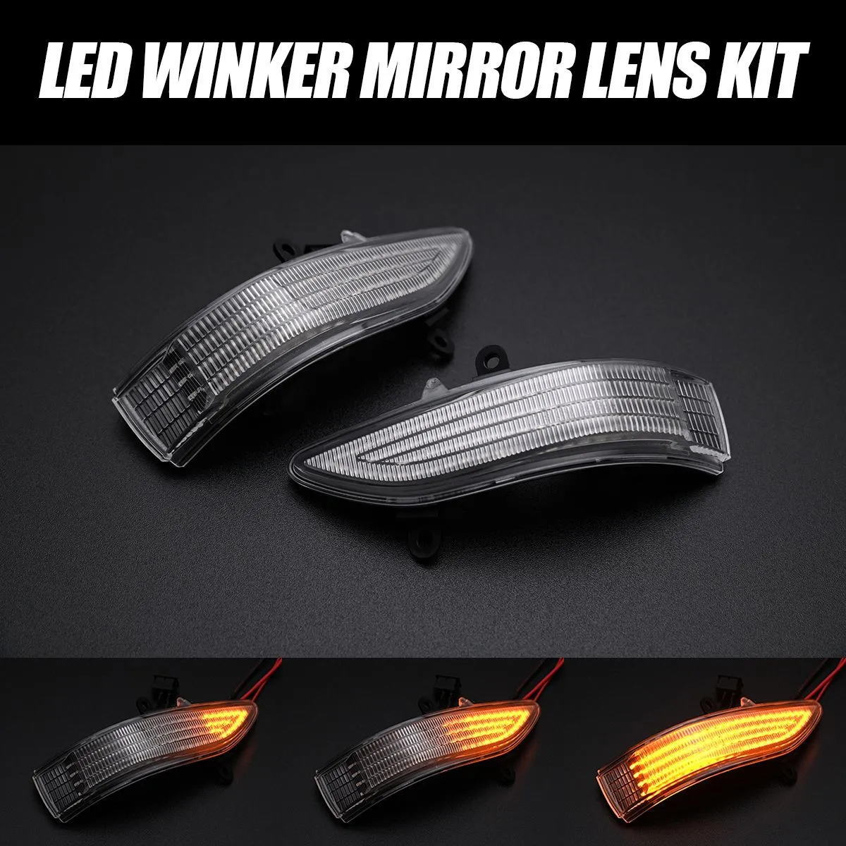 在庫処分 シーケンシャルLED ウインカーミラー クリアレンズ 左右 - GH GE GV GR インプレッサ / SH系後期 フォレスター / 前期 エクシーガ / BP BL 後期 レガシィ / BR BM 前期 レガシィ