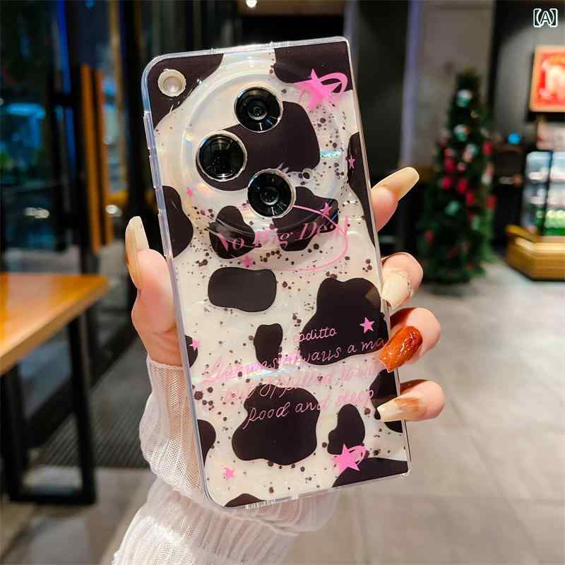 Caibei レトロ フラワー スプラッシュ インク 英語 OPPOFindN 3 携帯 電話 ケース 折りたたみ スクリーン N 3 シリコン 保護 カバー パーソナライズ された クリエイティブ n 3 落下 防止 ソフトシェル PHN 110 ファ