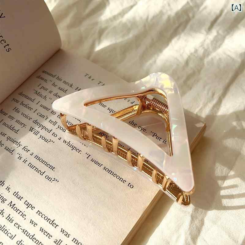 ハイ エンド レトロ 酢酸 グラバー 気質 2023 新しい ヘア ピン 女性の 後 頭部 絶妙な ins サメ クリップ 帽子