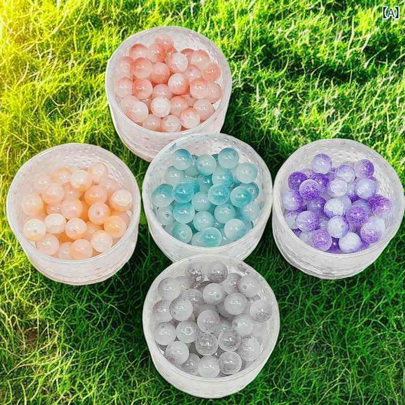 サーモクロミック ビーズ 手作り ビーズ diy ジュエリーアクセサリー 子供の 手作り 菩提 ルース ビーズ ガラス ビーズ 材料 パッケージ