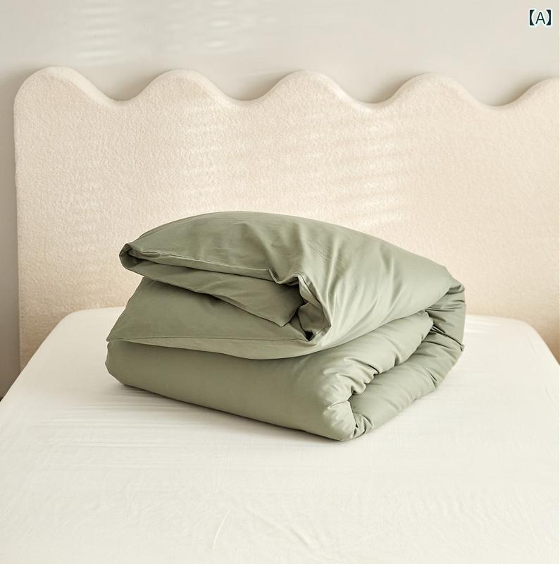 カスタムメイド クラス A 100 カウント 純 綿新 疆長 繊維 綿 起 毛 キルトカバー 純粋な 無地の コント ラスト カラー