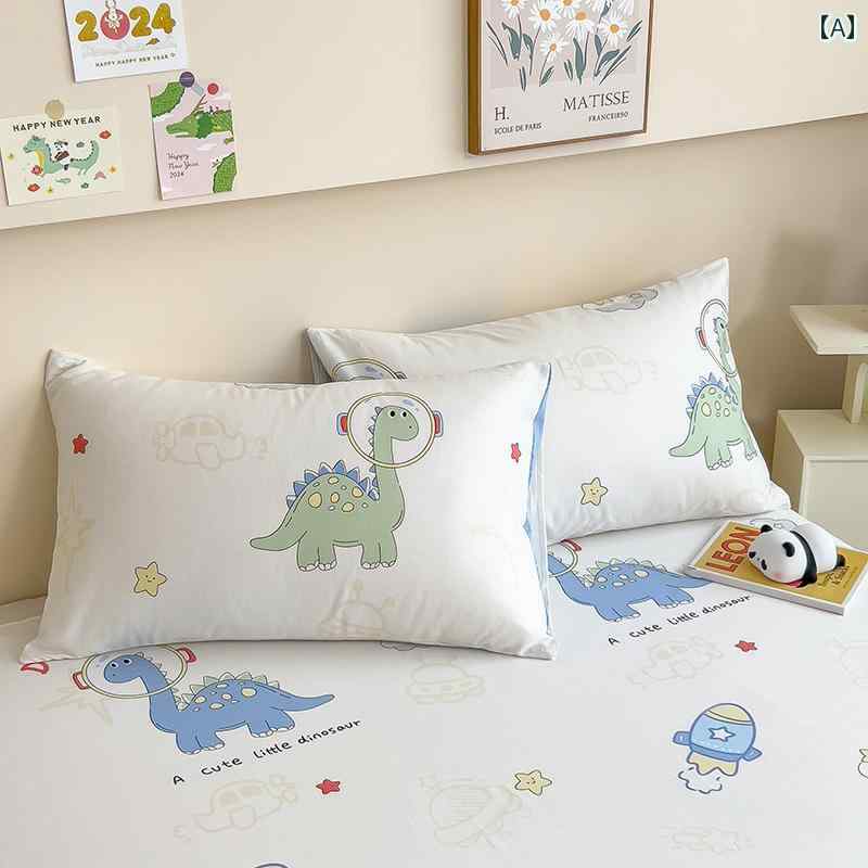 純 綿 枕 カバー 純 綿 枕 カバー 48× 74 ペア 大人の シングル 枕 学生 漫画 子供の 枕 スキン