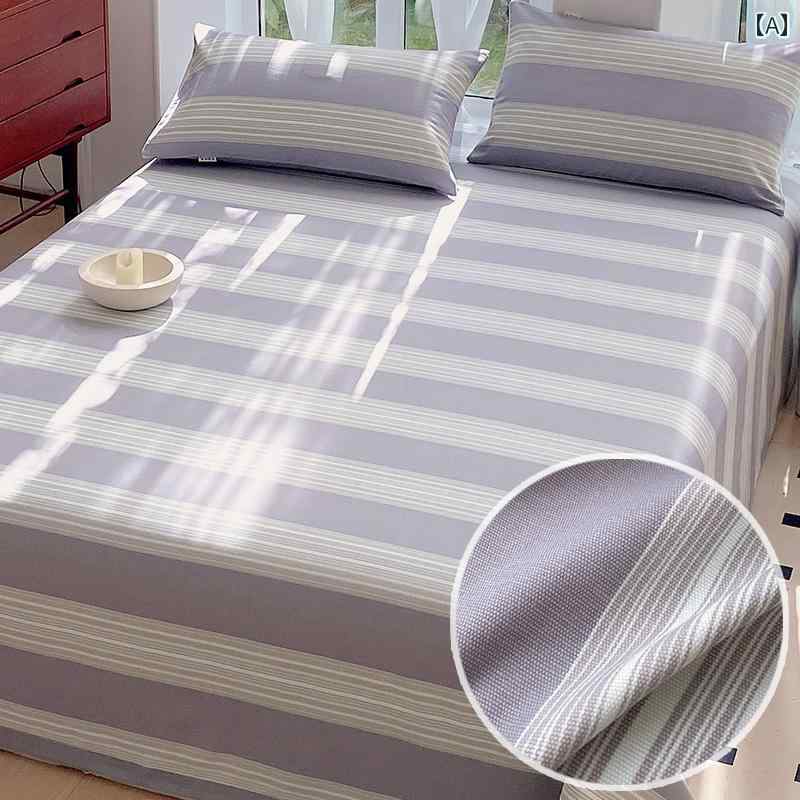 純 綿 肥 厚 古い 粗い 布 シーツ シングル ピース 綿と リネン キルト スリーピース 寮 シングル 100 綿 リネン 夏