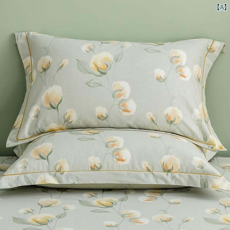 大人の 家庭用の 純粋な 綿の 厚い 起 毛 枕 カバーの ペア 秋と 冬の 純粋な 綿の 枕 カバー 枕 カバー 48センチメートル x 74センチメートル