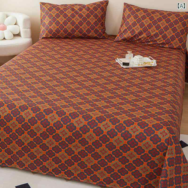 純 綿 ベッド シーツ シングル 純 綿 100枚 ベッド シーツ プラス 大判 ベッド シーツ 1 . 8 m 枕 カバー 3点 セット 250 x 270 cm。