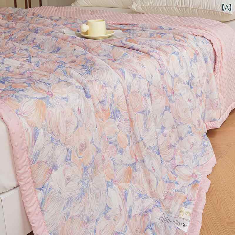 夏 Bingdou 夏 冷 感 キルト 大人用 エアコン キルト 大人用 サマー キルト シングル 冷 感 薄手 キルト 冷却 キルト 洗濯 機で 洗えます