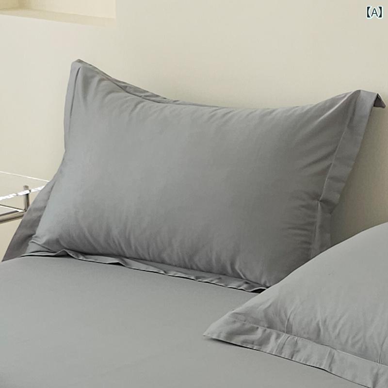 純粋な 綿の大きな 枕 カバー 50× 80 大人の 家庭用 大型 サイズの 綿の 枕 カバー 枕 コア カバー 40× 60 WW